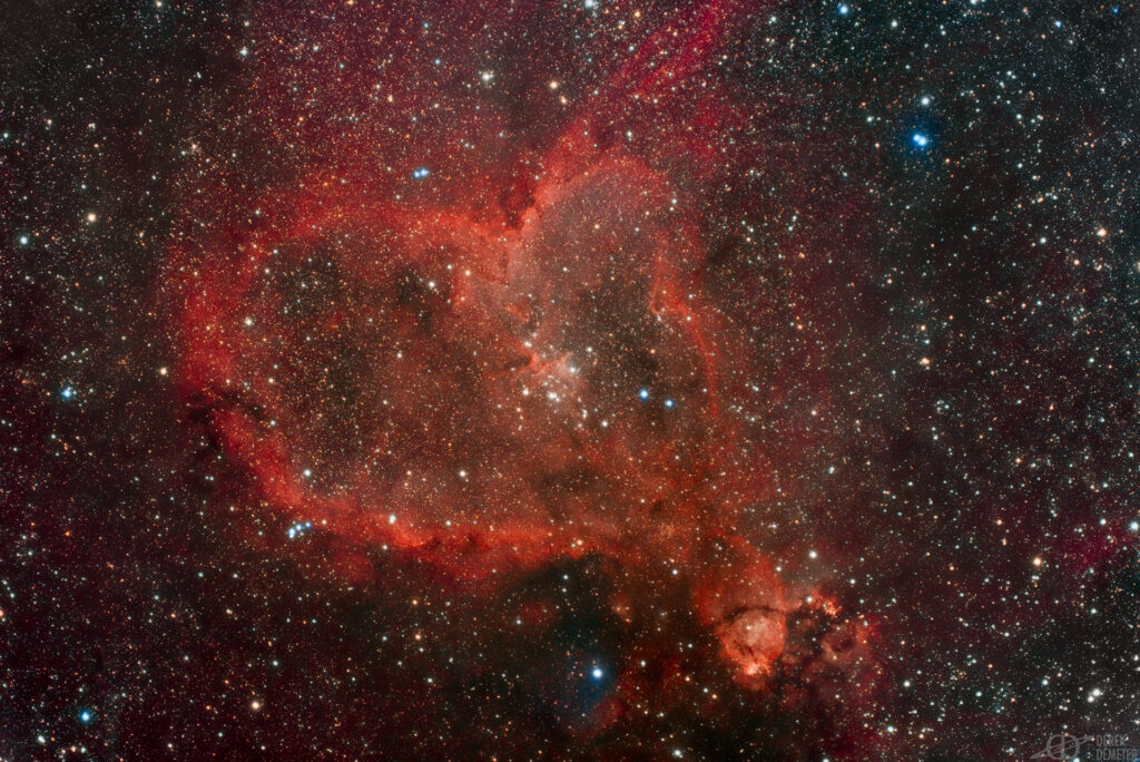 The Heart Nebula by Derek Demeter