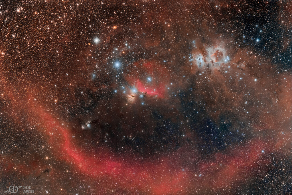 The Orion Molecular Cloud by Derek Demeter