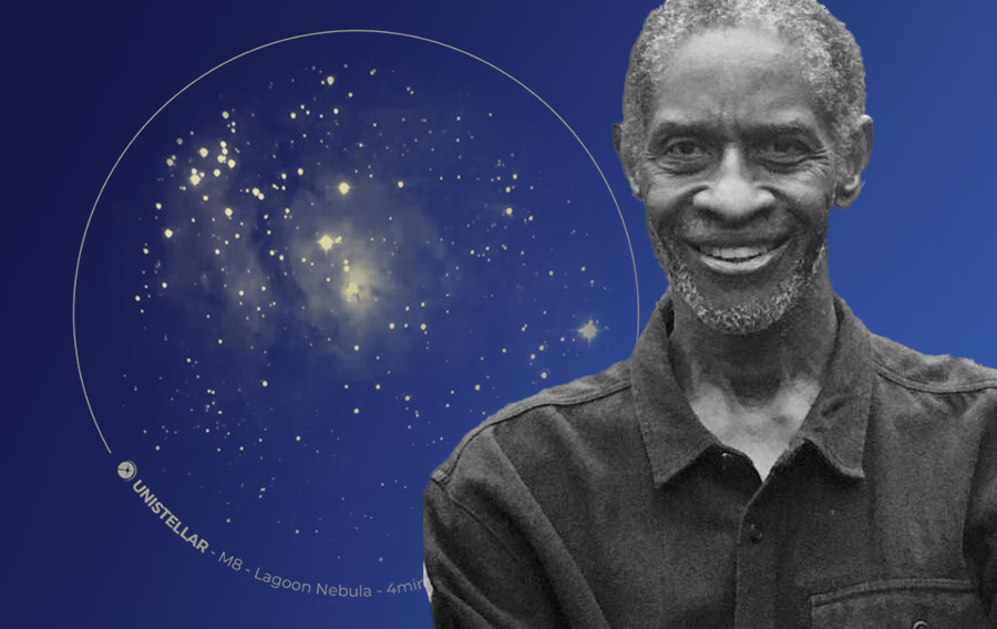 Tim Russ with unistellar image